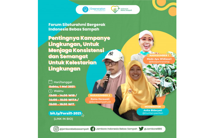 Forum Silaturahmi Komunikasi Bergerak Indonesia Bebas Sampah